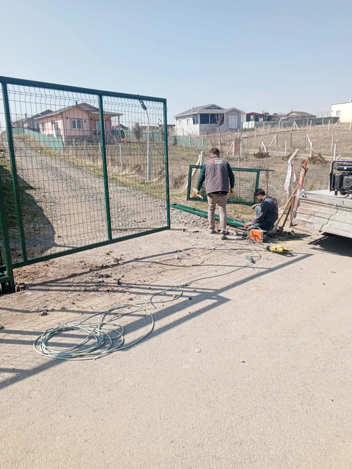 Etap Girişlerinin Kapı Yapımı Gerçekleşti